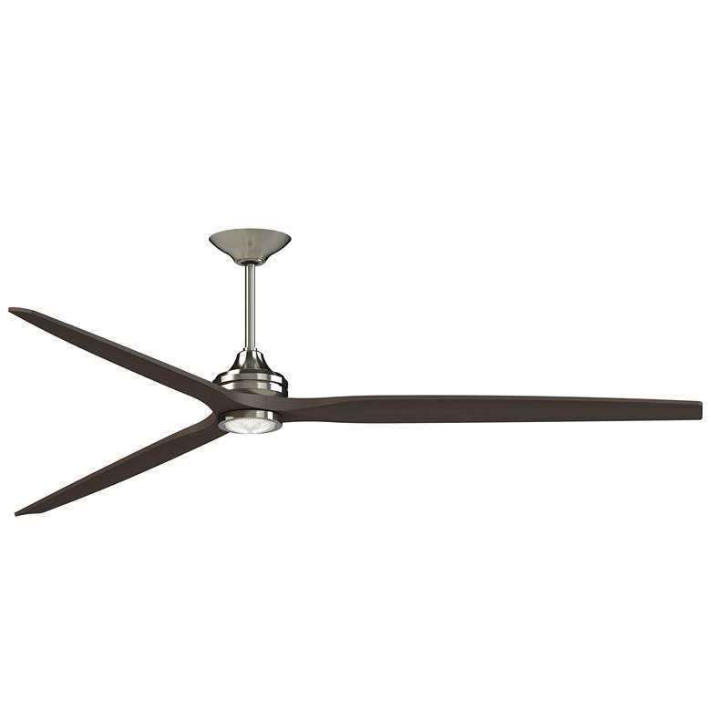 Image 1 Fanimation Spitfire DC Custom - 96 inch - BN with DWA Blades and BN LED LK