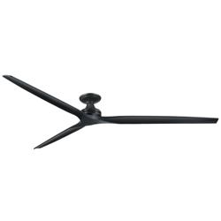 Fanimation Spitfire DC Custom - 96 inch Flush - BL with BL Blades