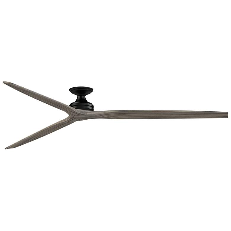 Image 1 Fanimation Spitfire DC Custom - 96 inch Flush - BL with WE Blades