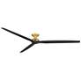 1_Fanimation Spitfire DC Custom - 96 inch Flush - BS with BL Blades