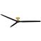 Fanimation Spitfire DC Custom - 96 inch Flush - BS with BL Blades