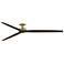 Fanimation Spitfire DC Custom - 96 inch Flush - BS with WK Blades