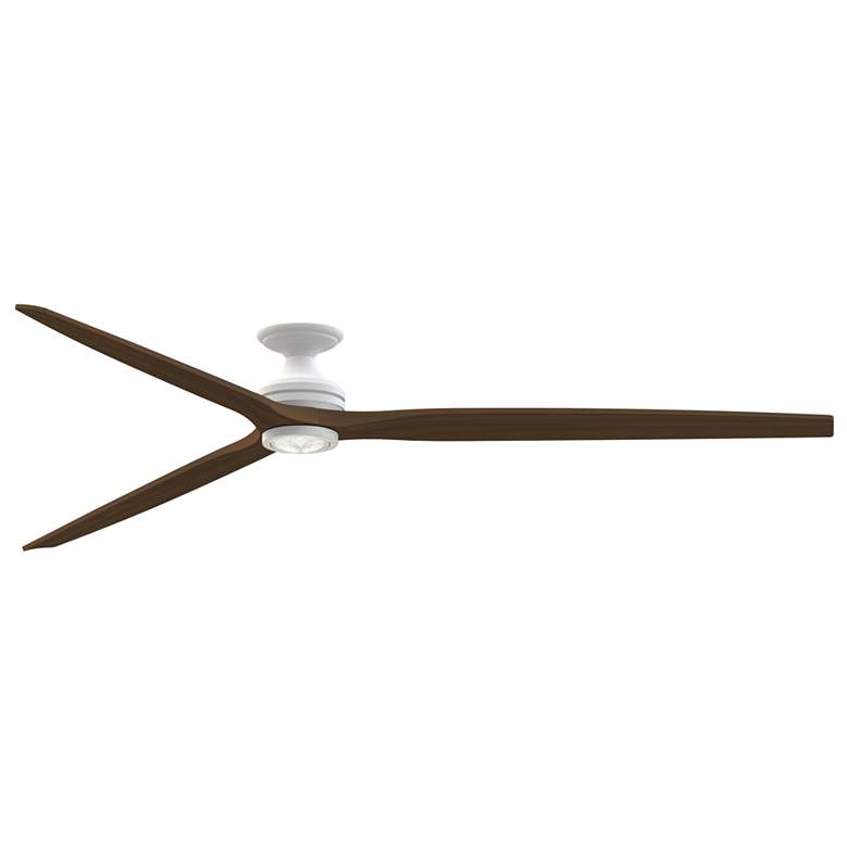 Image 1 Fanimation Spitfire DC Custom 96 inch Flush - MW w/ WK Blades, MW LED LK