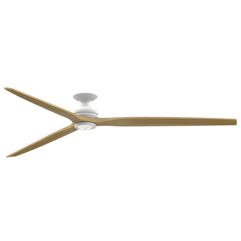 Image 1 Fanimation Spitfire DC Custom 96 inch Flush - MW with N Blades & MW LED LK