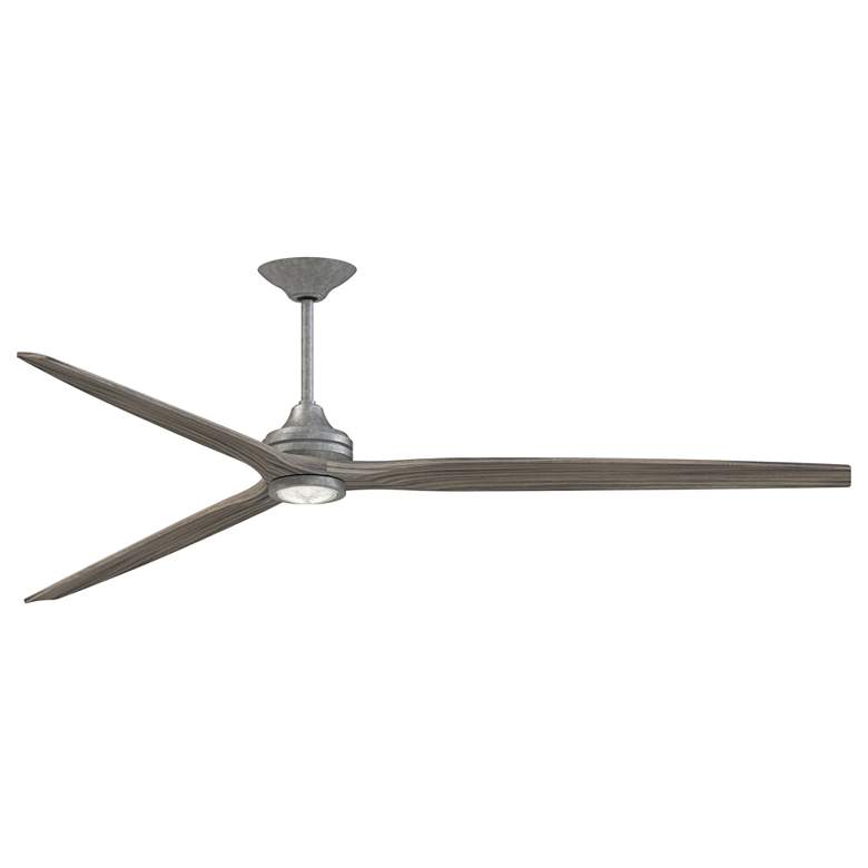 Image 1 Fanimation Spitfire DC Custom - 96 inch - GZ with WE Blades and GZ LED LK