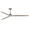 Fanimation Spitfire DC Custom - 96 inch - GZ with WW Blades and GZ LED LK