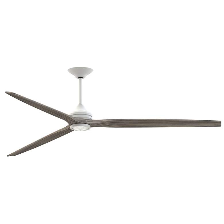 Image 1 Fanimation Spitfire DC Custom - 96 inch - MW with WE Blades and MW LED LK