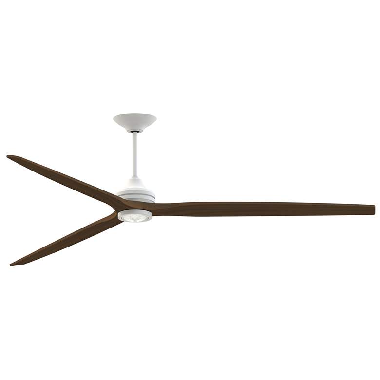 Image 1 Fanimation Spitfire DC Custom - 96 inch - MW with WK Blades and MW LED LK