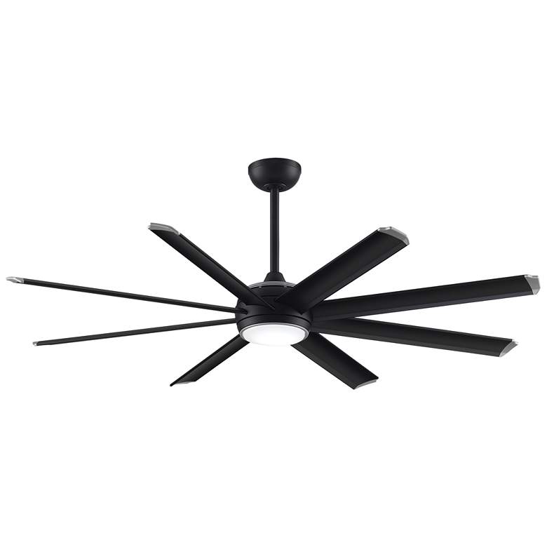 Image 1 Fanimation Stellar Black LED Outdoor DC Fan