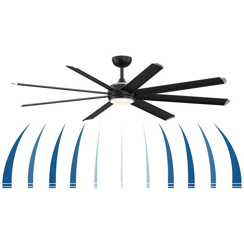 Image 7 Fanimation Stellar Custom - 72 inch - BLW with BLW Blades and LED LK more views