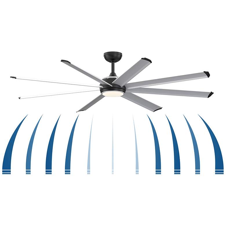 Image 6 Fanimation Stellar Custom - 72 inch - BLW with SLW Blades and LED LK more views