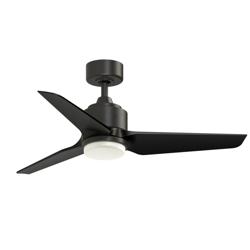Fanimation TriAire Custom - 44 inch - DZW with BLW Blades and LED LK