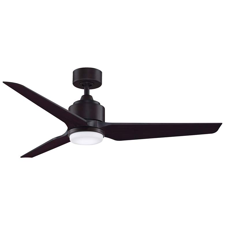 Image 1 Fanimation TriAire Custom - 52 inch - DZW with DWAW Blades and LED LK