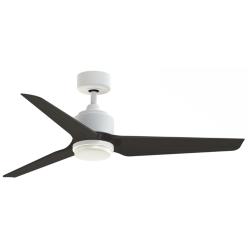 Fanimation TriAire Custom - 52 inch - MWW with DWAW Blades and LED LK