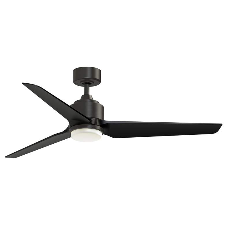 Image 1 Fanimation TriAire Custom - 56 inch - DZW with BLW Blades and LED LK