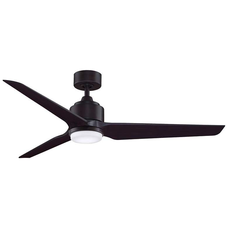 Image 1 Fanimation TriAire Custom - 56 inch - DZW with DWAW Blades and LED LK