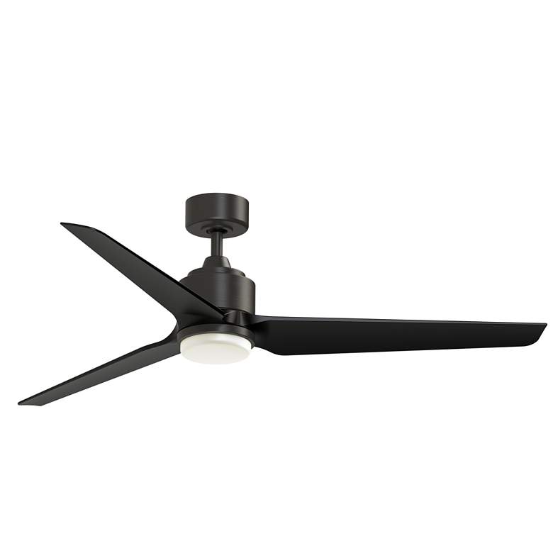 Image 1 Fanimation TriAire Custom - 60 inch - DZW with BLW Blades and LED LK