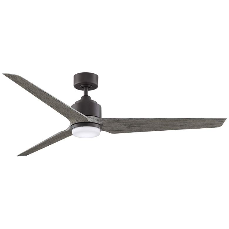 Image 1 Fanimation TriAire Custom - 64 inch - GRW with WEW Blades and LED LK