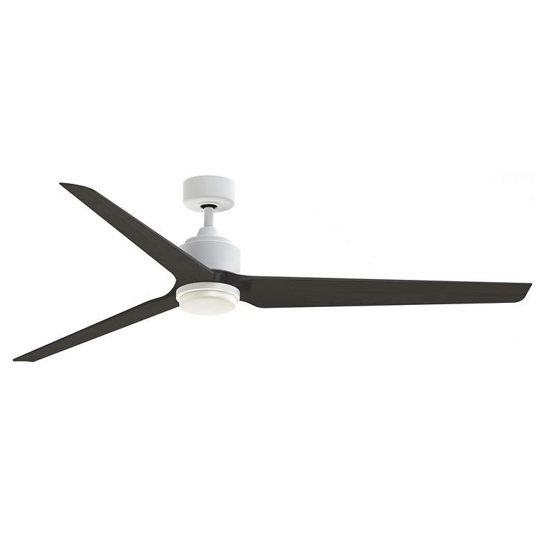Image 1 Fanimation TriAire Custom - 72 inch - MWW with DWAW Blades and LED LK