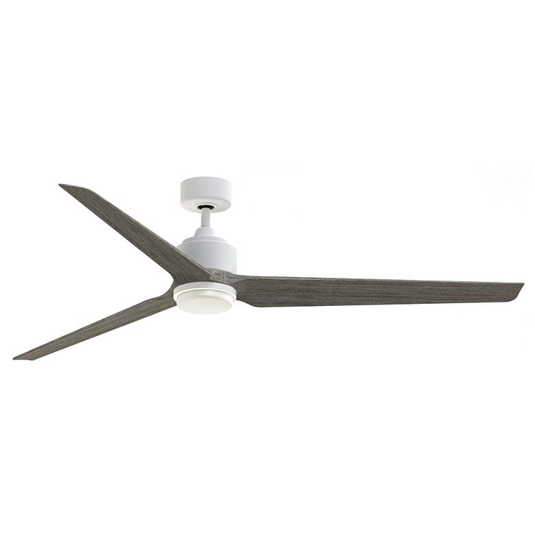 Image 1 Fanimation TriAire Custom - 72 inch - MWW with WEW Blades and LED LK