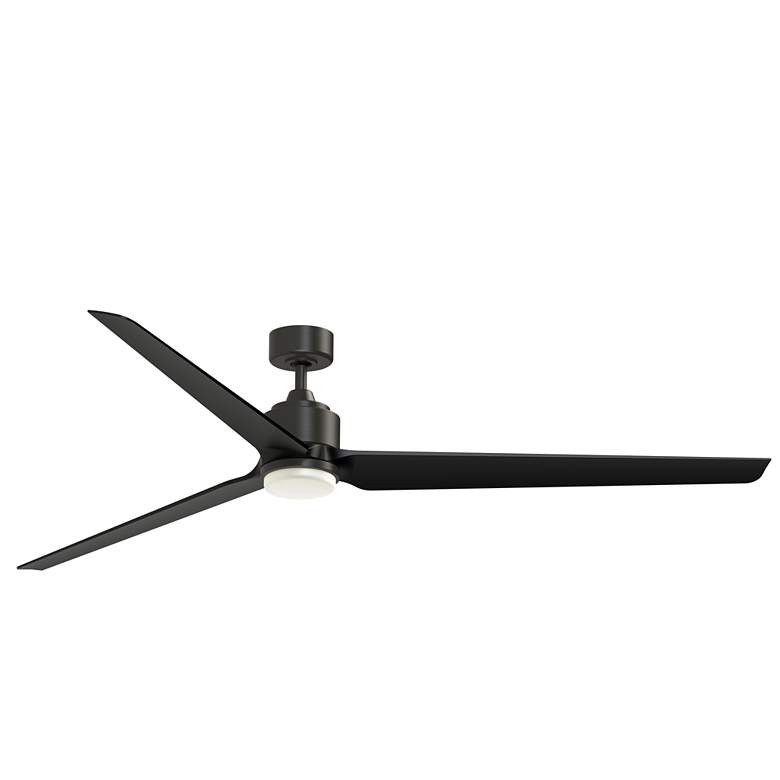 Image 1 Fanimation TriAire Custom - 84 inch - DZW with BLW Blades and LED LK