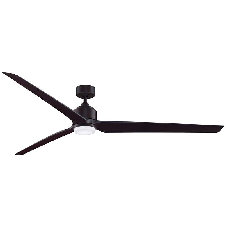 Image 1 Fanimation TriAire Custom - 84 inch - DZW with DWAW Blades and LED LK