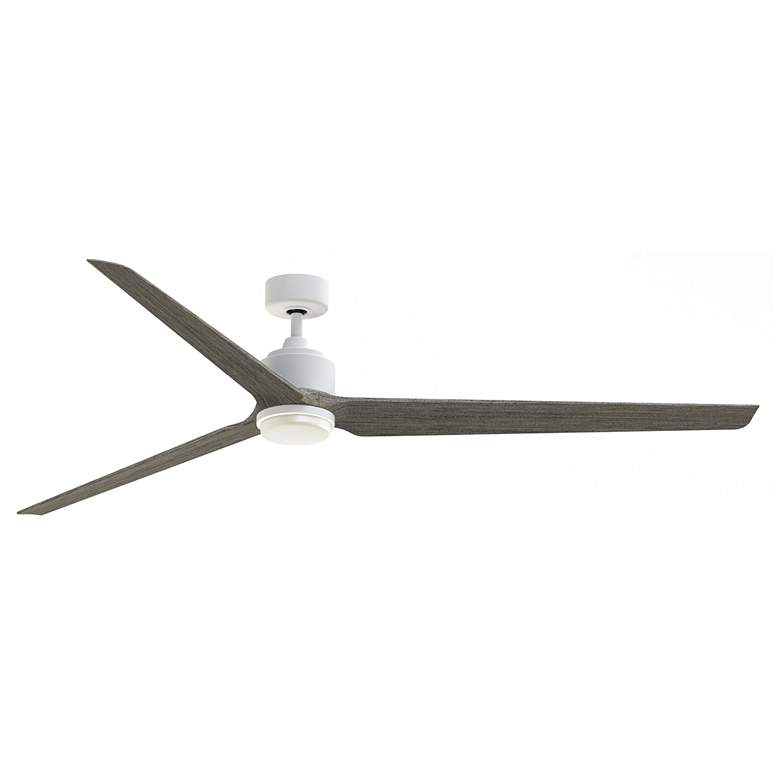 Image 1 Fanimation TriAire Custom - 84 inch - MWW with WEW Blades and LED LK