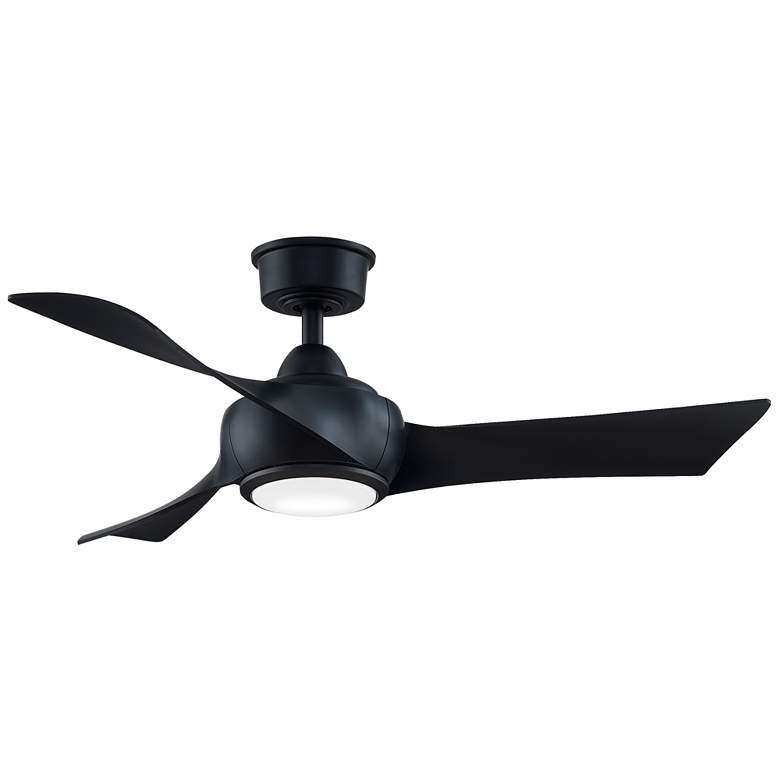 Image 1 Fanimation Wrap Custom - 44 inch - BL with BL Blades and LED LK