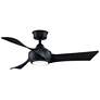 1_Fanimation Wrap Custom - 44 inch - BL with BL Blades and LED LK