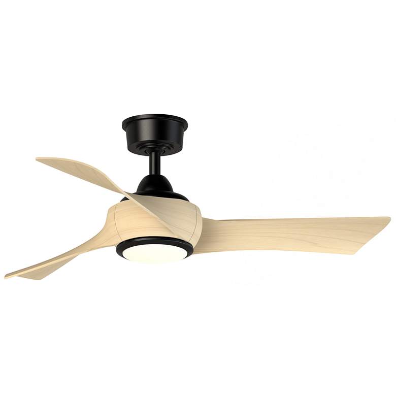 Image 1 Fanimation Wrap Custom - 44 inch - BL with N Blades and LED LK