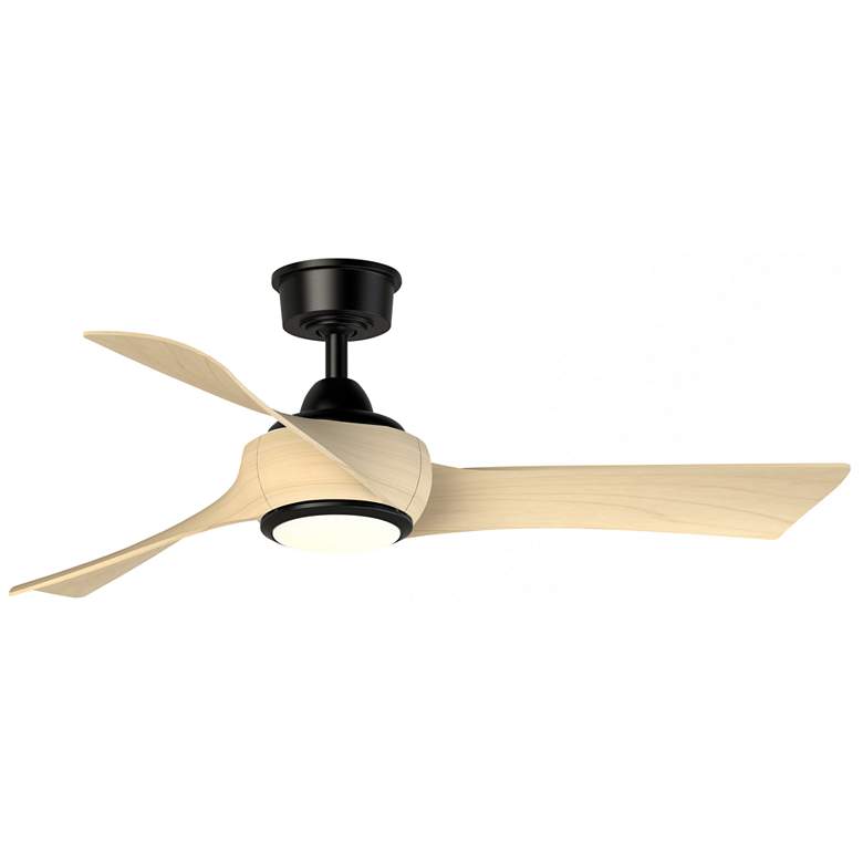Image 1 Fanimation Wrap Custom - 48 inch - BL with N Blades and LED LK
