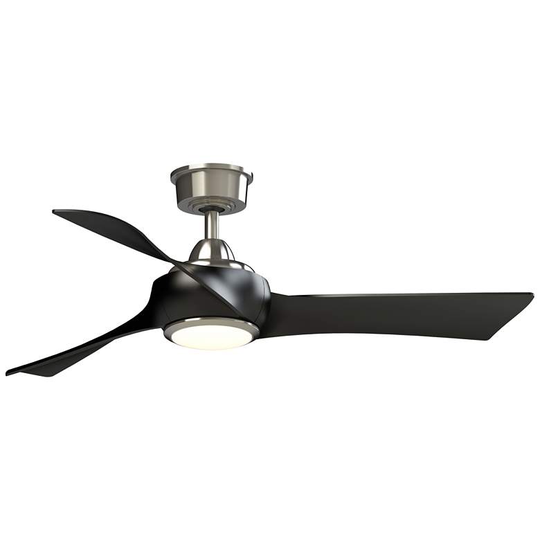 Image 1 Fanimation Wrap Custom - 48 inch - BN with BL Blades and LED LK