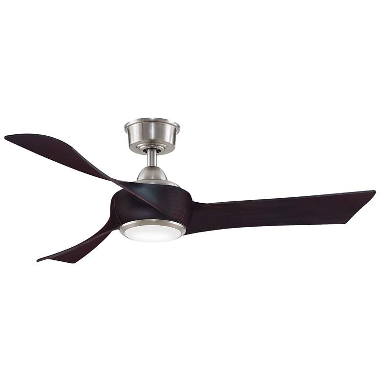 Image 1 Fanimation Wrap Custom - 48 inch - BN with DWA Blades and LED LK
