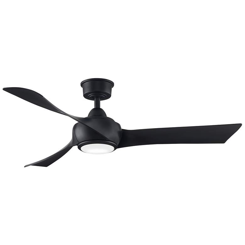 Image 1 Fanimation Wrap Custom - 52 inch - BL with BL Blades and LED LK