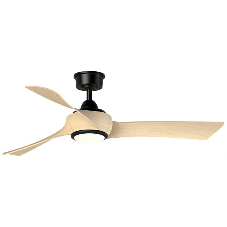 Image 1 Fanimation Wrap Custom - 52 inch - BL with N Blades and LED LK