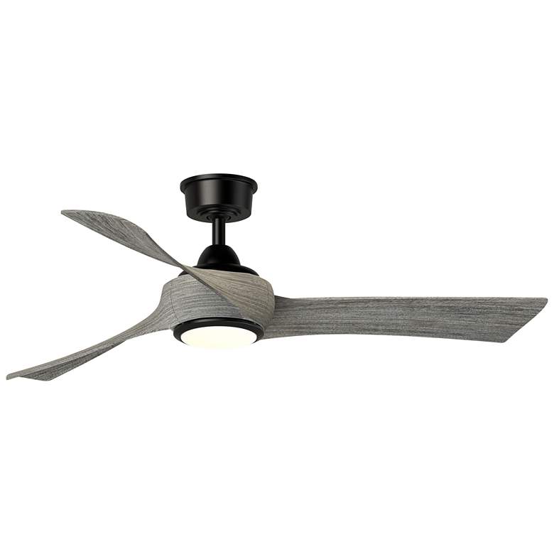 Image 1 Fanimation Wrap Custom - 52 inch - BL with WE Blades and LED LK