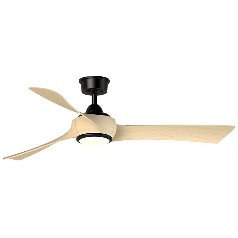 Image 1 Fanimation Wrap Custom - 56 inch - BL with N Blades and LED LK