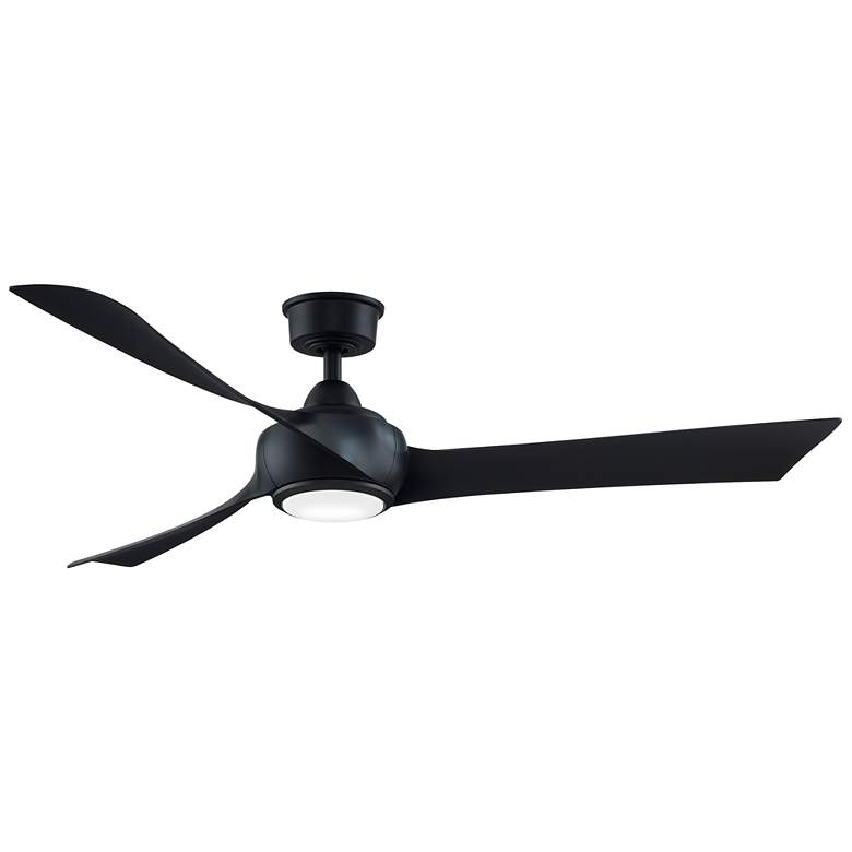 Image 1 Fanimation Wrap Custom - 60 inch - BL with BL Blades and LED LK