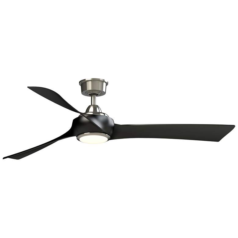 Image 1 Fanimation Wrap Custom - 60 inch - BN with BL Blades and LED LK