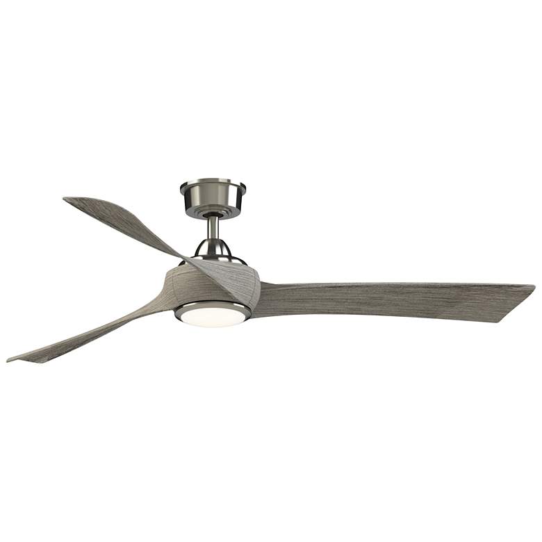 Image 1 Fanimation Wrap Custom - 60 inch - BN with WE Blades and LED LK