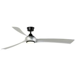 Fanimation Wrap Custom - 72 inch - BL with BN Blades and LED LK