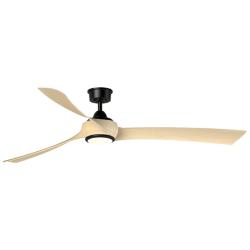 Fanimation Wrap Custom - 72 inch - BL with N Blades and LED LK