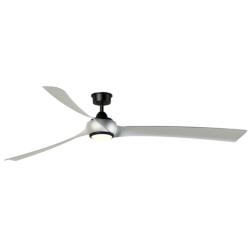 Fanimation Wrap Custom - 84 inch - BL with BN Blades and LED LK