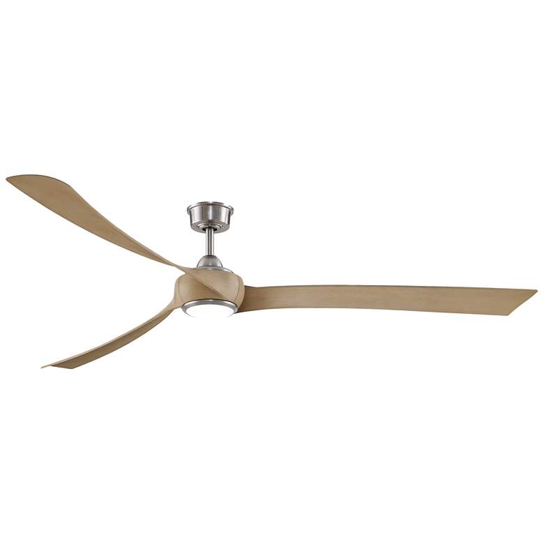 Image 1 Fanimation Wrap Custom - 84 inch - BN with N Blades and LED LK
