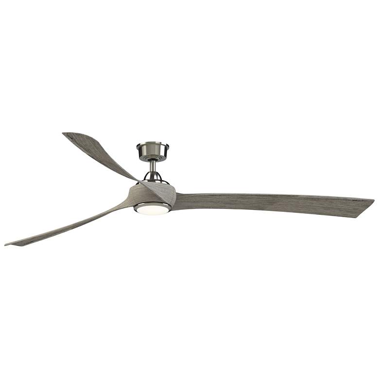 Image 1 Fanimation Wrap Custom - 84 inch - BN with WE Blades and LED LK
