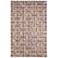 Fannin Geometric Hand Woven Tan Area Rug 0756F 5' x 8'
