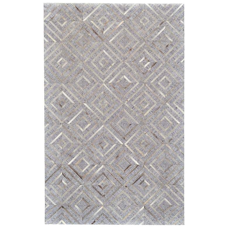 Image 1 Fannin Transitional Geometric Hand Woven Gray Area Rug 0754F
