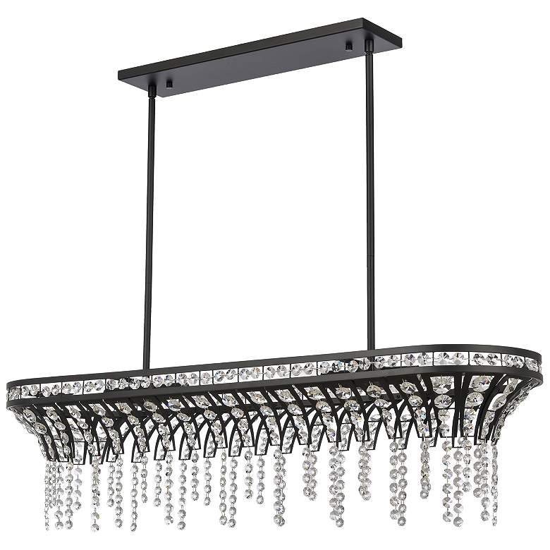 Image 3 Fantania 36" Wide Oil-Rubbed Bronze Linear Chandelier more views
