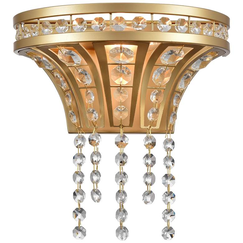 Image 1 Fantania 9 inch High 1-Light Sconce - Champagne Gold