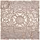 Fantasia White Patina 48" Square Wall Panel
